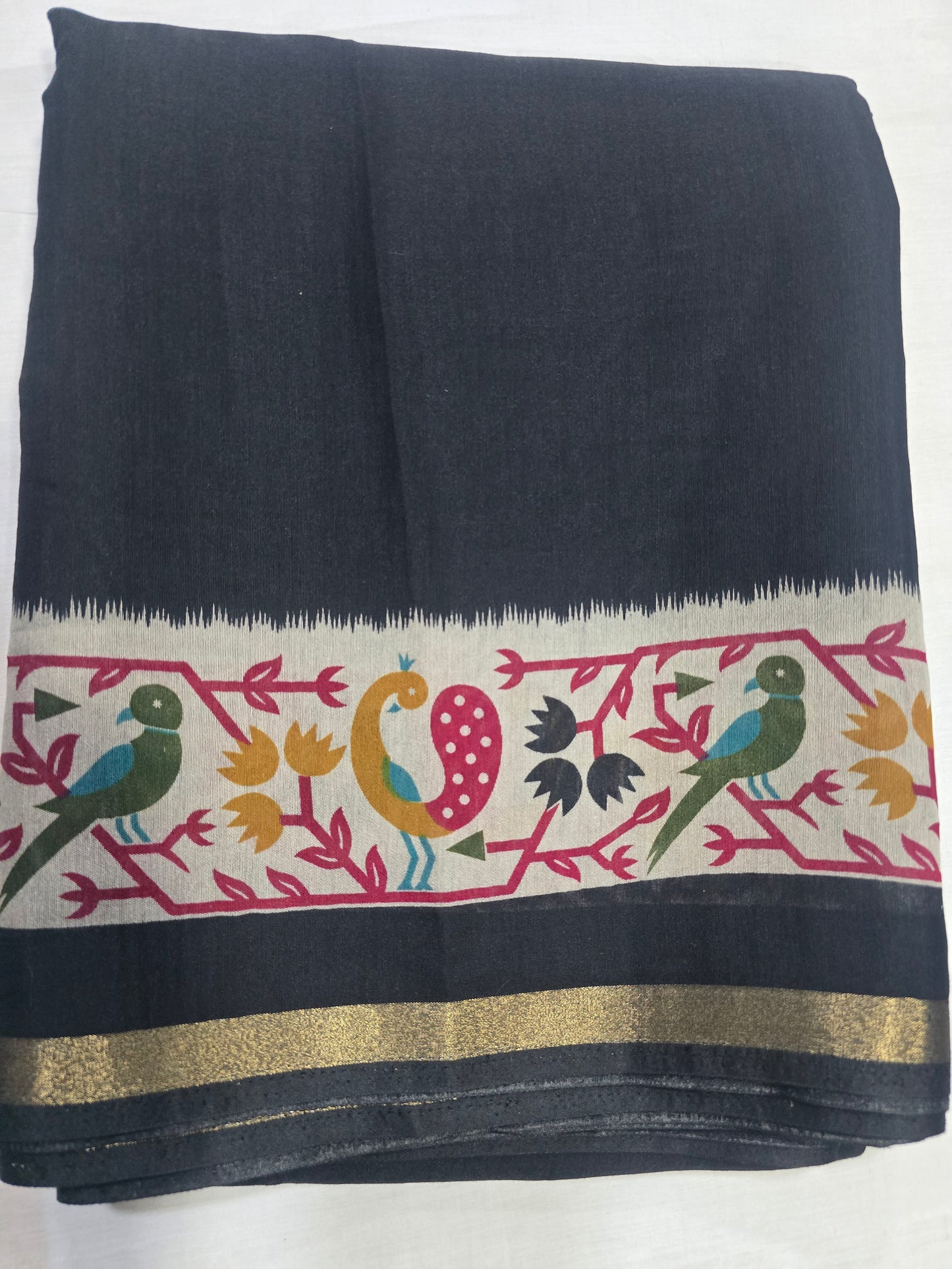 Pure Chanderi Work Saree