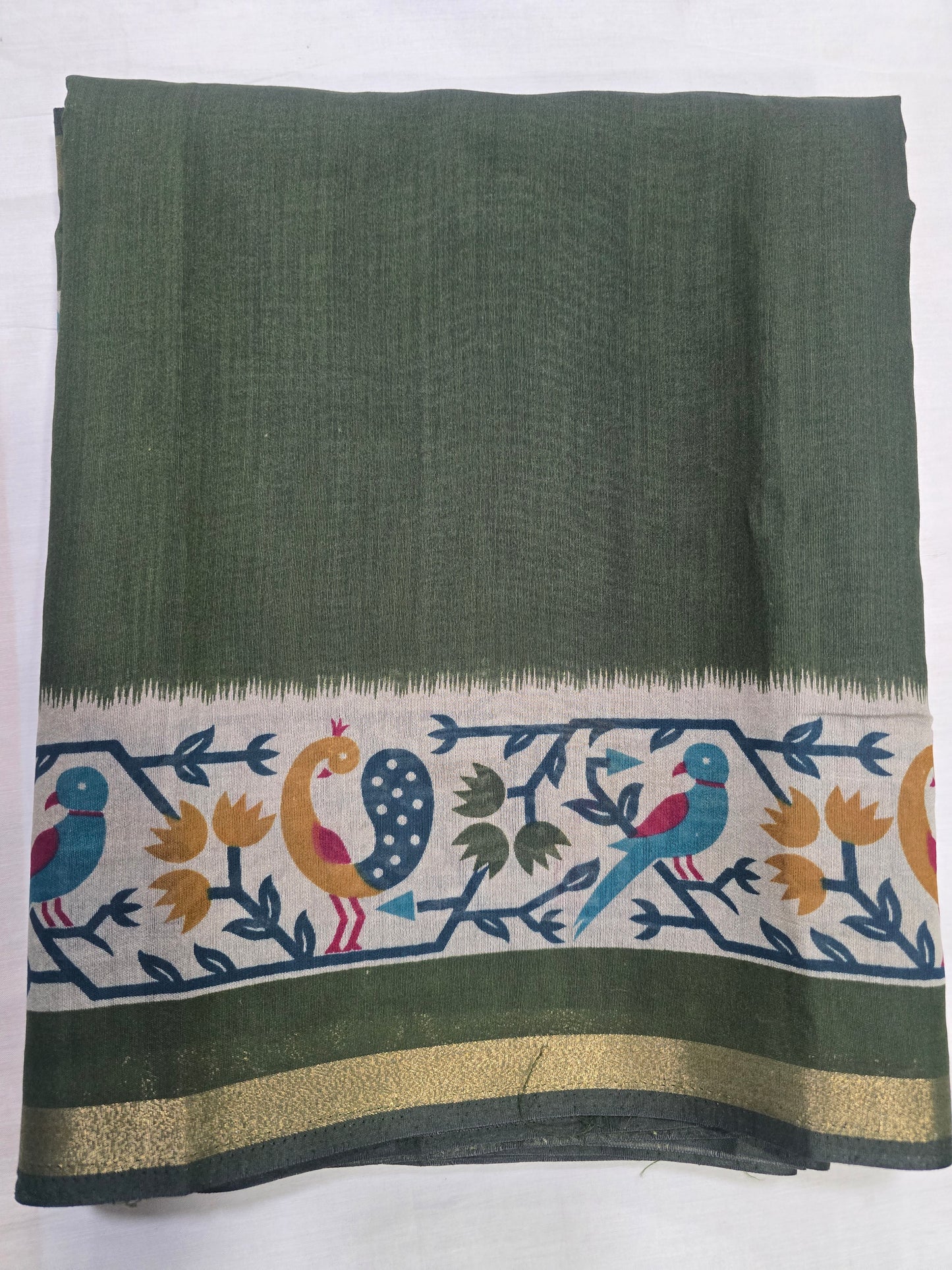 Pure Chanderi Work Saree