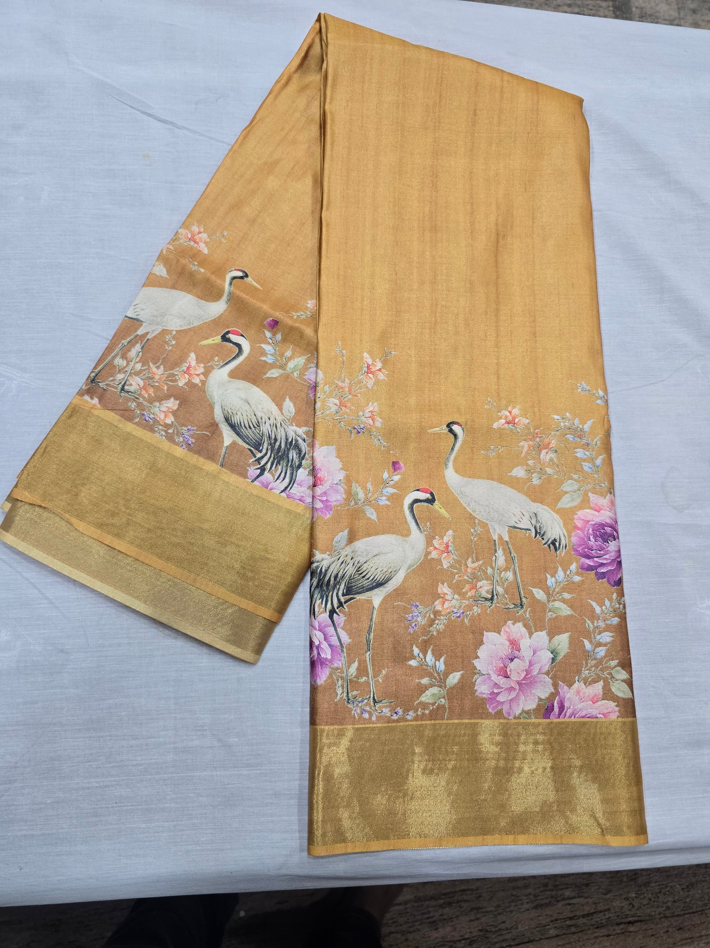 Tussar Digital Printed Sarees