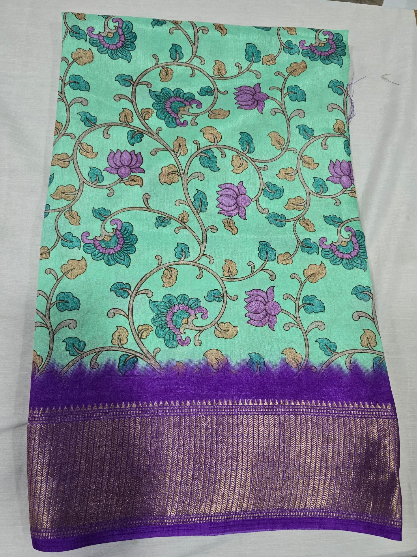 Pure Silk With Boarder