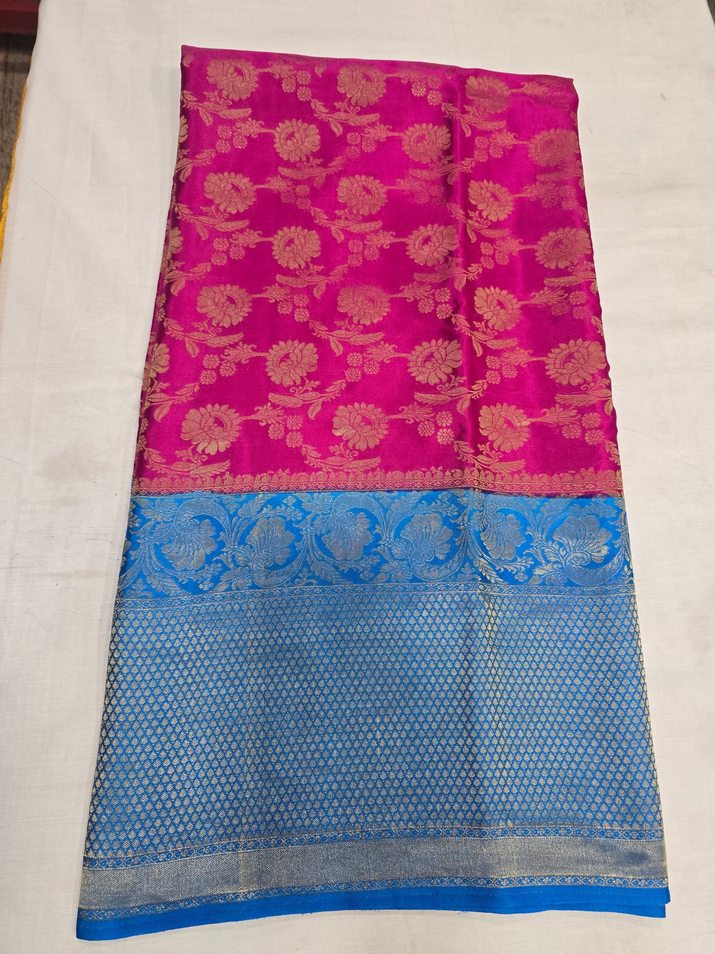 Pure Mysore Silk With Rich Pallu