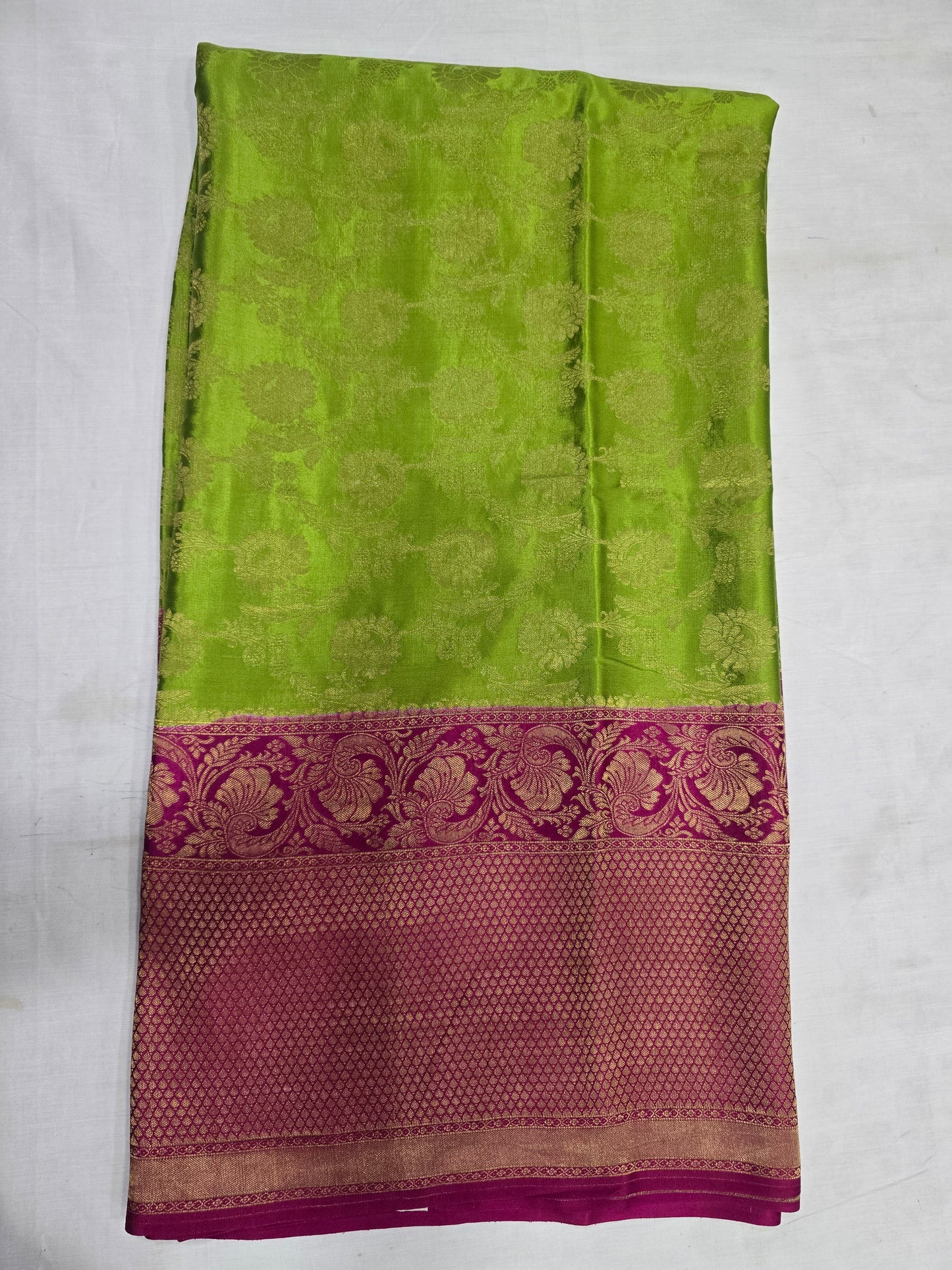 Pure Mysore Silk With Rich Pallu