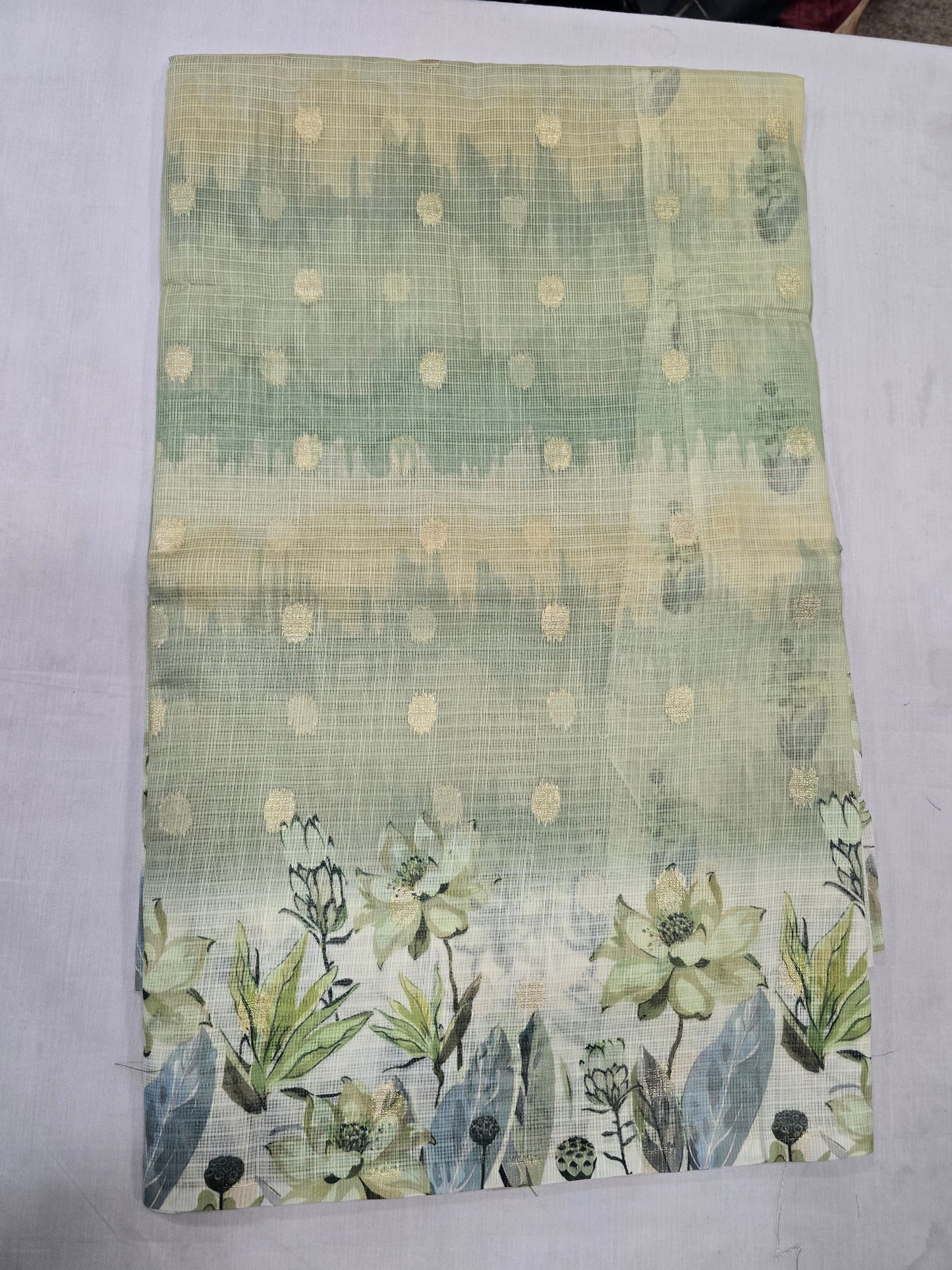 Pure Kota Handloom Digital Prints Sarees