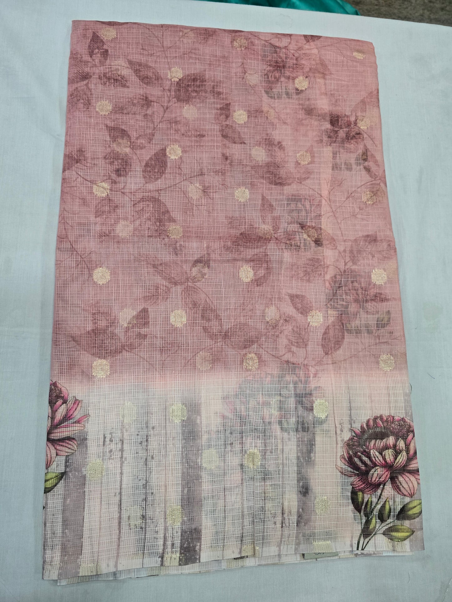 Pure Kota Handloom Digital Prints Sarees