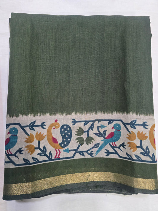 Pure Chanderi Work Saree