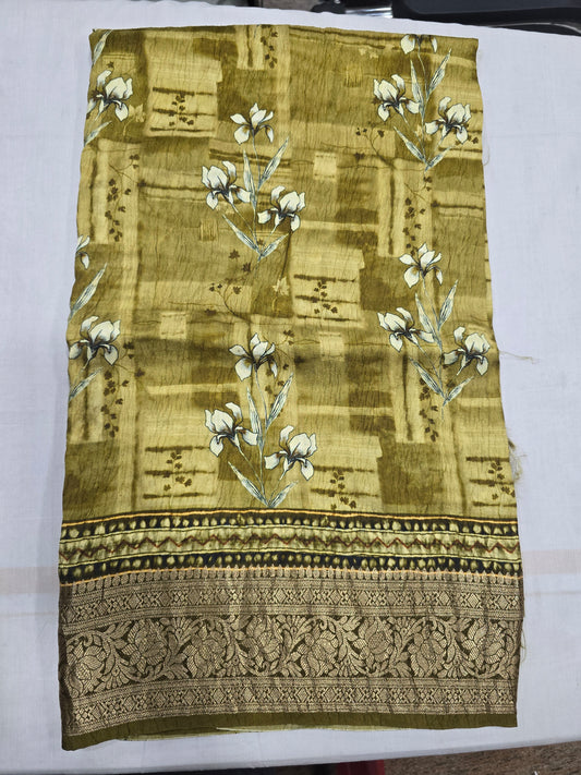 Raw Mango Digital Prints Saree