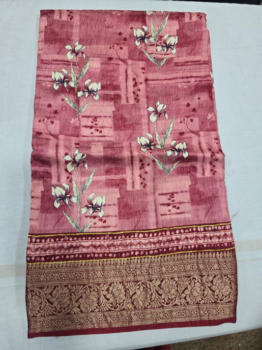 Raw Mango Digital Prints Saree