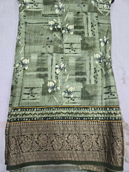 Raw Mango Digital Prints Saree