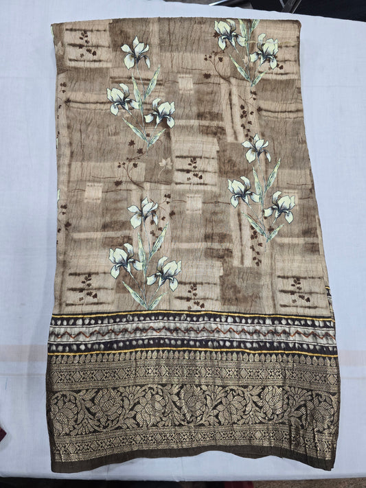 Raw Mango Digital Prints Saree