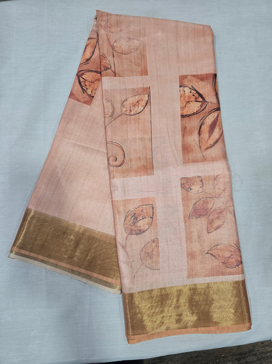 Tussar Digital Printed Sarees