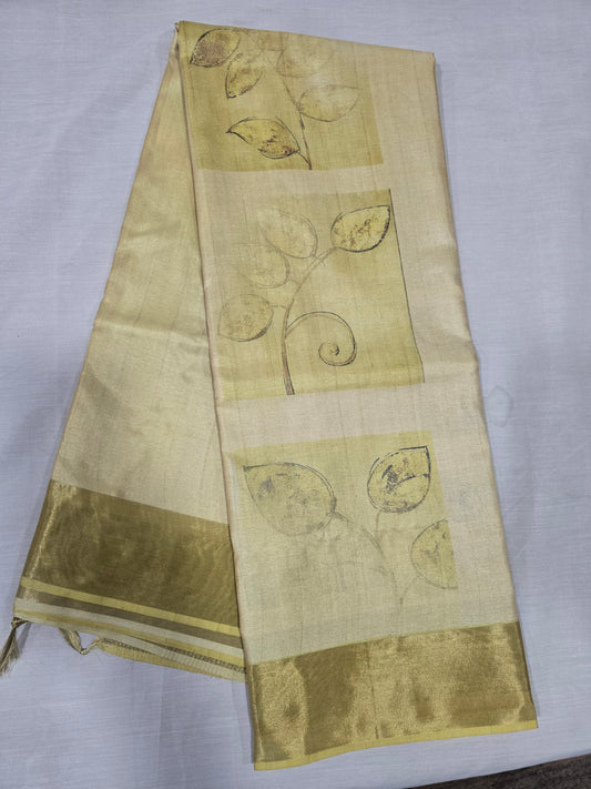 Tussar Digital Printed Sarees
