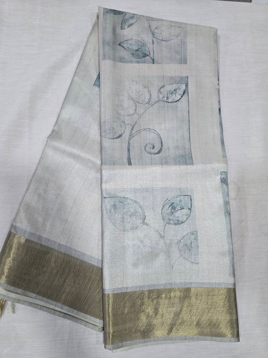 Tussar Digital Printed Sarees
