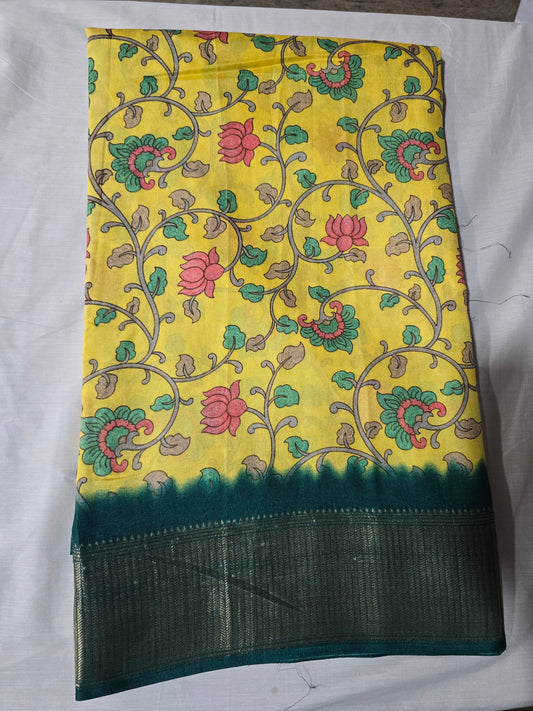 Pure Silk With Boarder