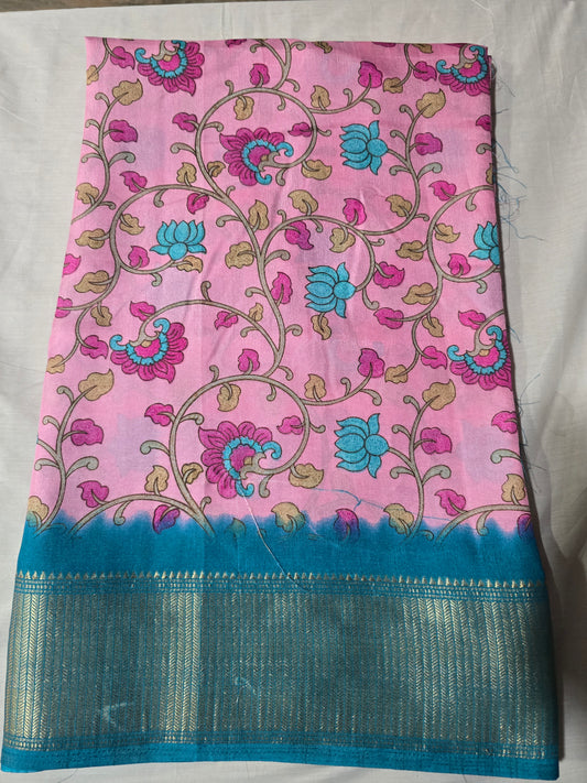 Pure Silk With Boarder
