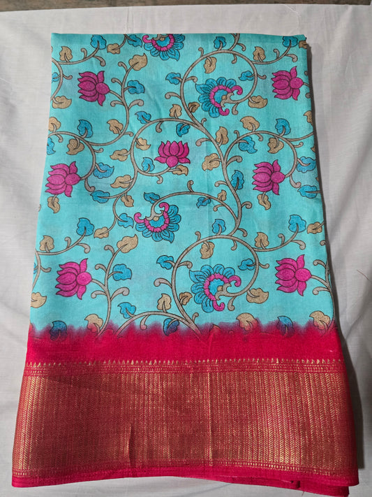 Pure Silk With Boarder