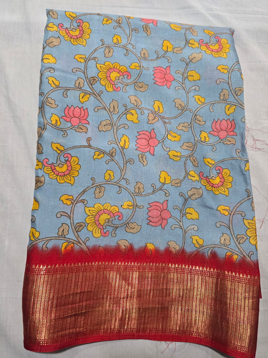 Pure Silk With Boarder