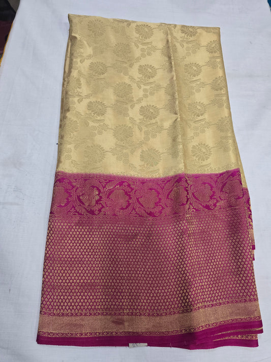 Pure Mysore Silk With Rich Pallu