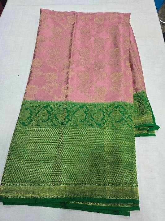 Pure Mysore Silk With Rich Pallu