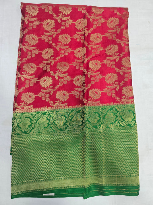 Pure Mysore Silk With Rich Pallu