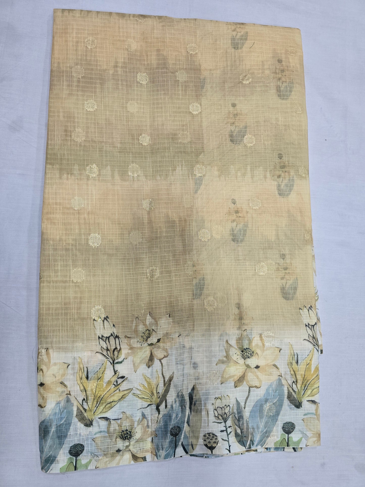 Pure Kota Handloom Digital Prints Sarees