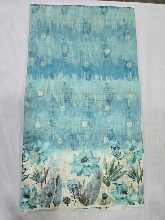 Pure Kota Handloom Digital Prints Sarees