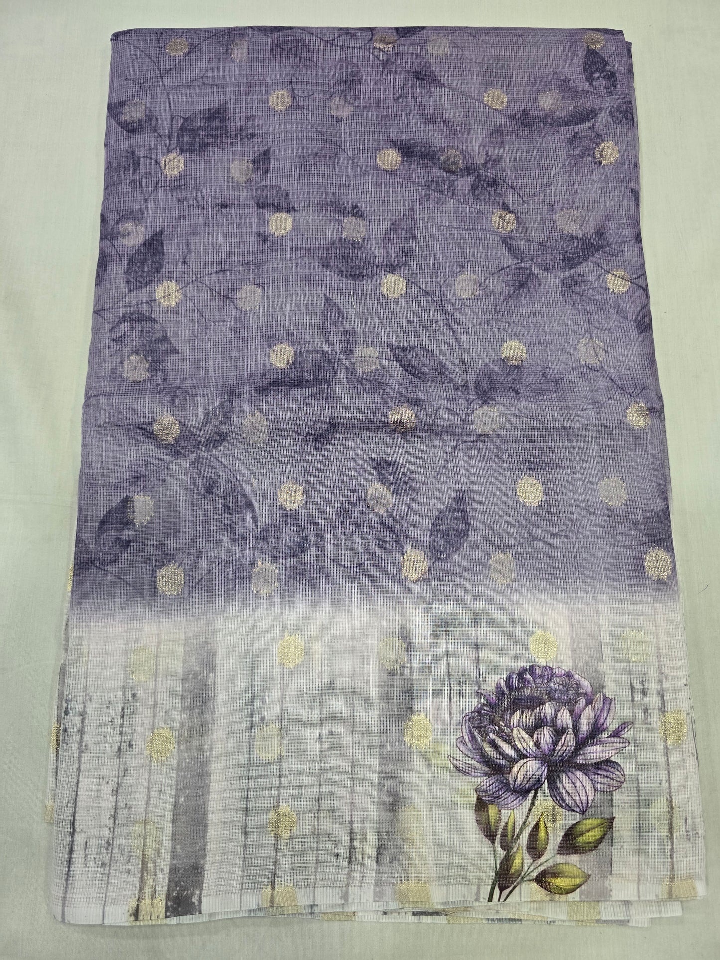 Pure Kota Handloom Digital Prints Sarees