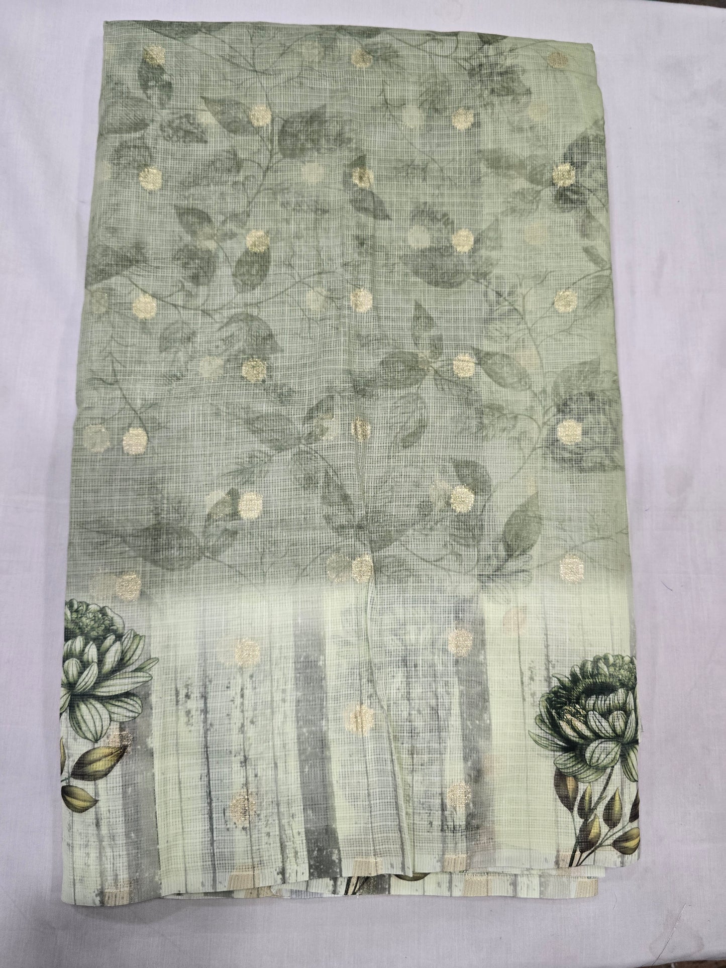Pure Kota Handloom Digital Prints Sarees
