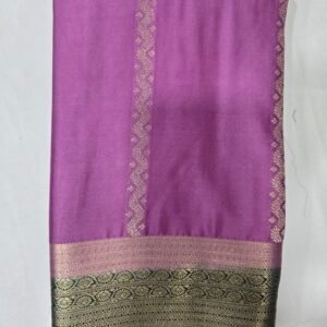 Pink Mysore Silk Saree