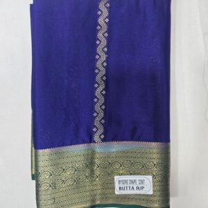 Royal Blue Mysore Silk Saree