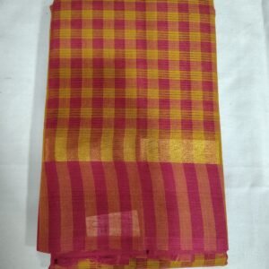 Rani Pink Handloom Cotton Saree - Sri Bhavani Saree House